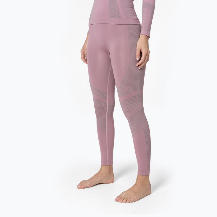 Дамски термоактивни панталони 4F розово H4Z22-BIDB030D