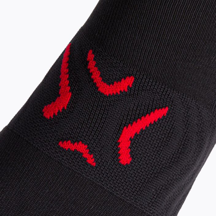 Мъжки тренировъчни чорапи 4F H4Z22-SOM001 сиво-червени 7
