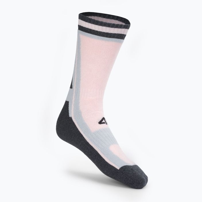 Чорапи за трекинг 4F SOUT001 розови H4Z22 2