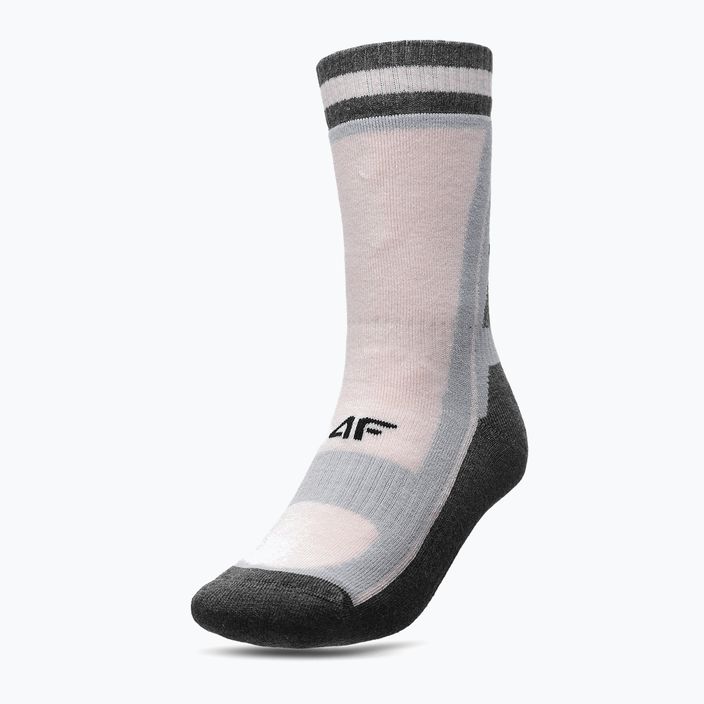 Чорапи за трекинг 4F SOUT001 розови H4Z22 5