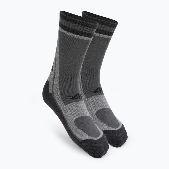 4F чорапи за трекинг SOUT001 сиви H4Z22