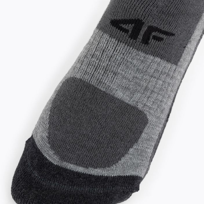 4F чорапи за трекинг SOUT001 сиви H4Z22 4