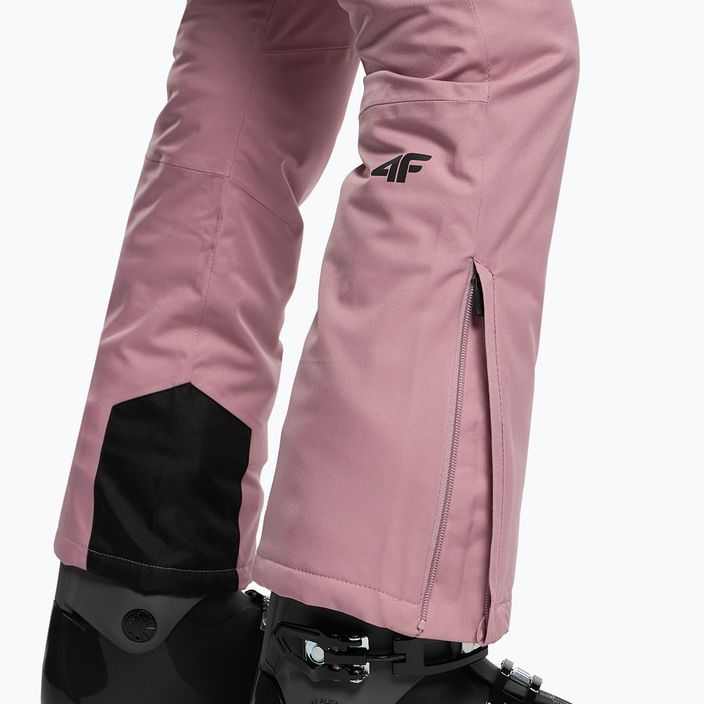 Дамски ски панталон 4F SPDN002 розов H4Z22-SPDN002 4