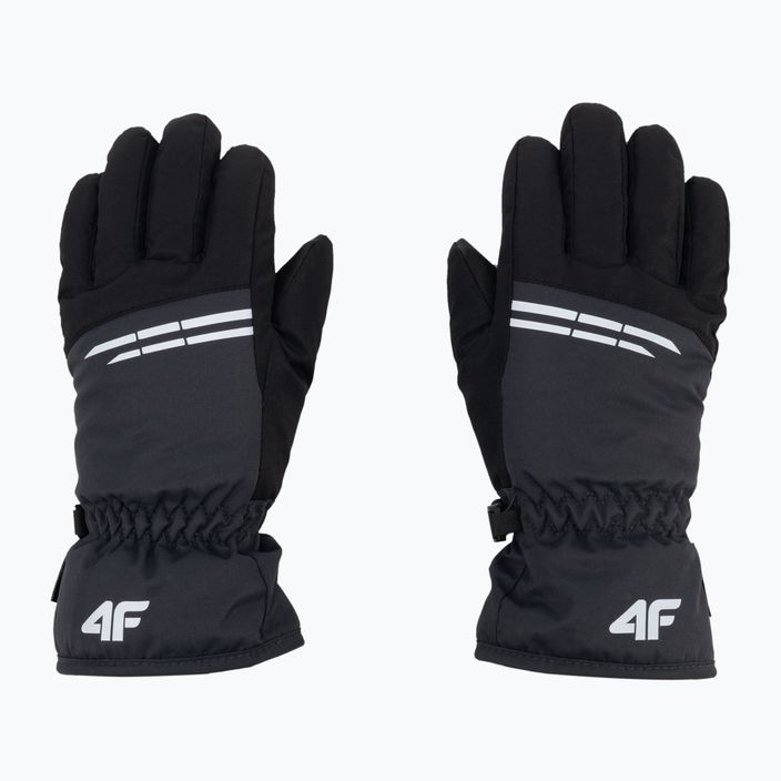 Детски ски ръкавици 4F сиво-черни 4FJAW22AFGLM038 3