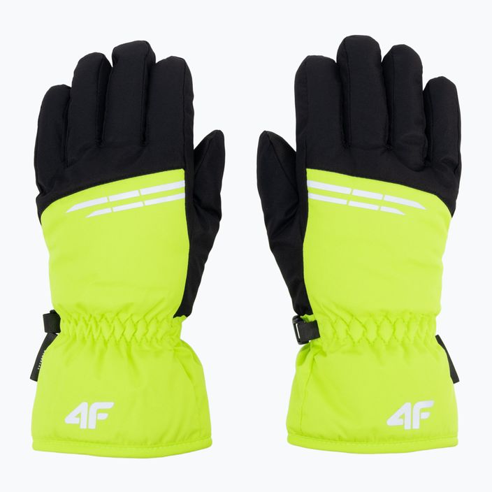 Детски ски ръкавици 4F зелен-черен 4FJAW22AFGLM038 3