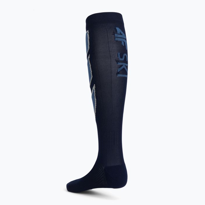 Мъжки скиорски чорапи 4F M030 тъмно сини 4FAW22UFSOM030 2