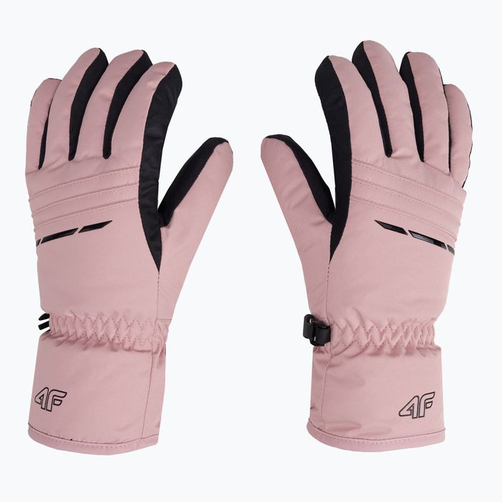 Дамски ски ръкавици 4F розови H4Z22-RED002 3