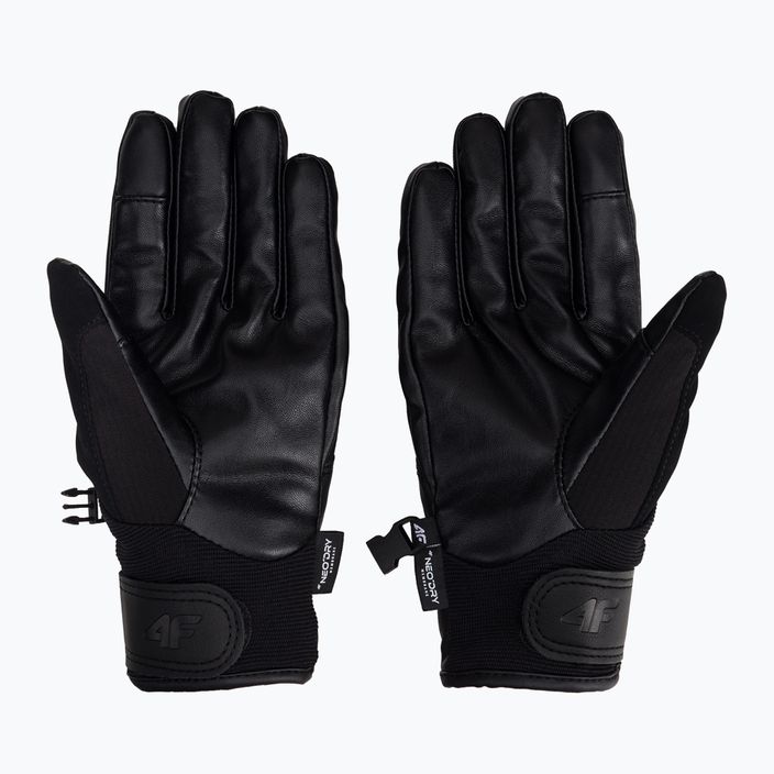 Мъжки ски ръкавици 4F черни H4Z22-REM004 2