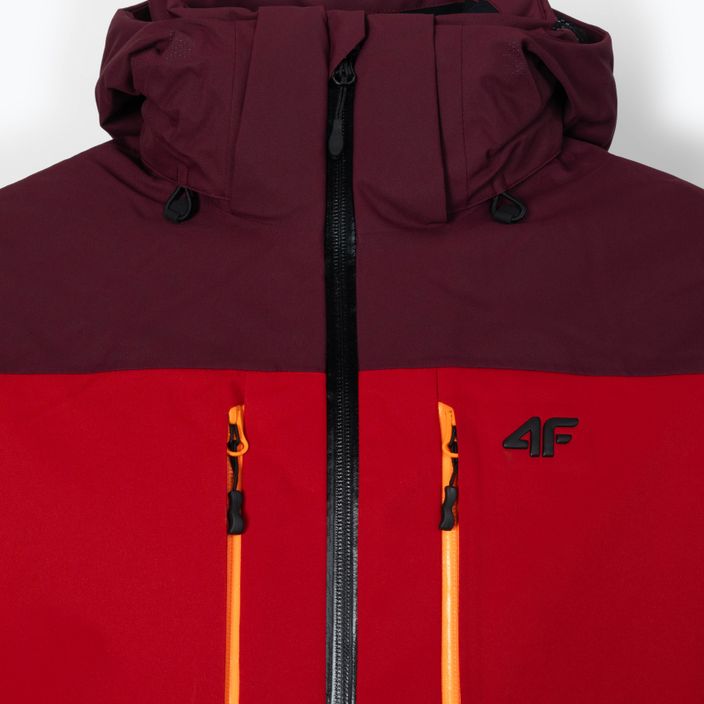 Мъжко ски яке 4F червено H4Z21-KUMN014 16
