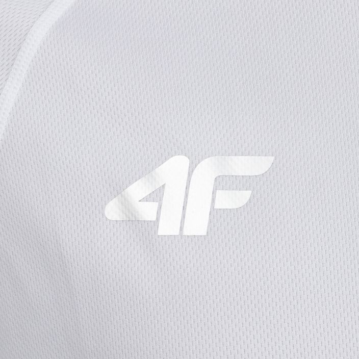 Мъжка функционална тениска 4F бяла S4L21-TSMF050-10S 3