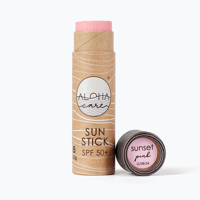 Aloha Care Aloha Sun Stick SPF 50+ 20 g розов крем ALOSS2