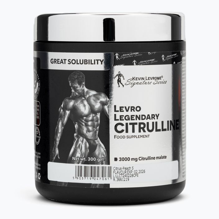 Аминокиселини Fitness Authority Levrone Levrole Citrulline 300 g цитрус/праскова