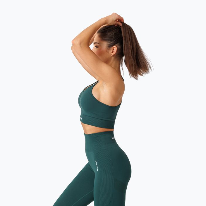 Сутиен fitness Carpatree Allure Seamless forest green 5