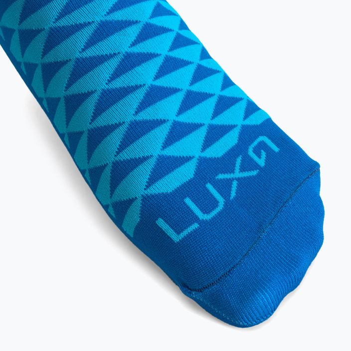 LUXA Асиметрични чорапи за колоездене сини LUHESABM2S 4