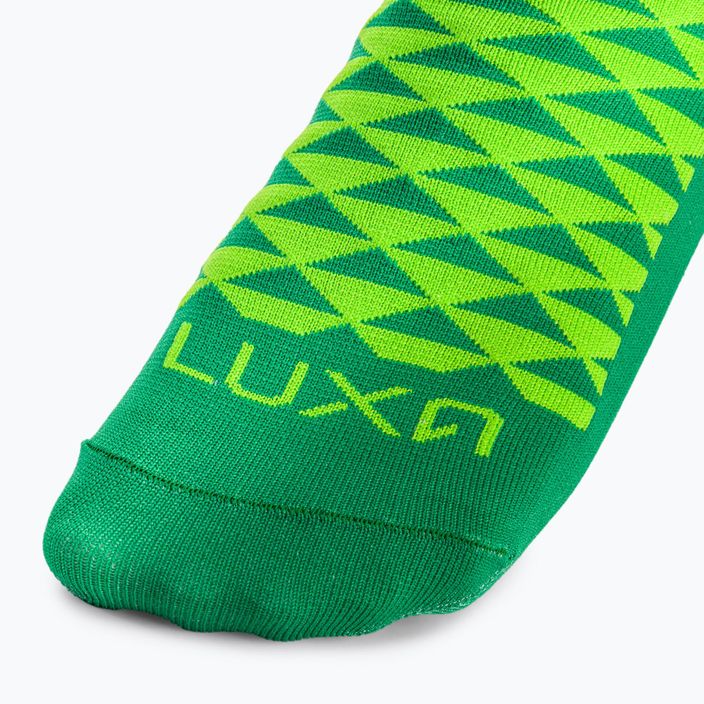 LUXA Асиметрични чорапи за колоездене зелени LUHE19SAMGS 4