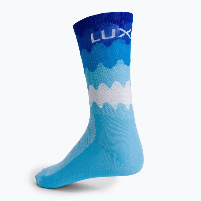 LUXA Tenerife сини чорапи за колоездене LUHE21SSTBLS 3