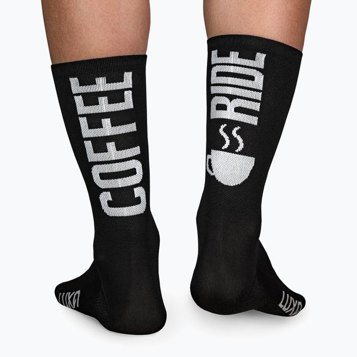 LUXA Coffee Ride чорапи за колоездене черни LAM21SCRBS1 2