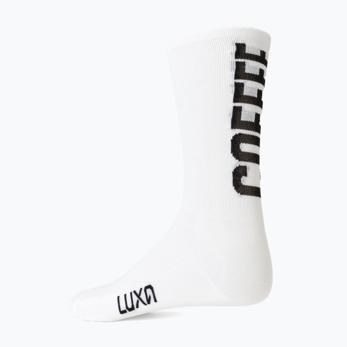 LUXA Coffee Ride чорапи за колоездене бели LAM21SCRWS1 4