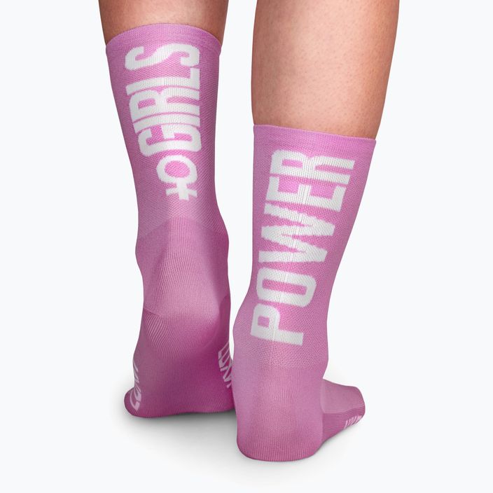 Дамски чорапи за колоездене LUXA Girls Power pink LAM21SGPL1S 2