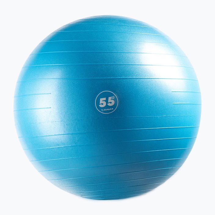 Фитнес топка Gipara 55 см, синя 3001