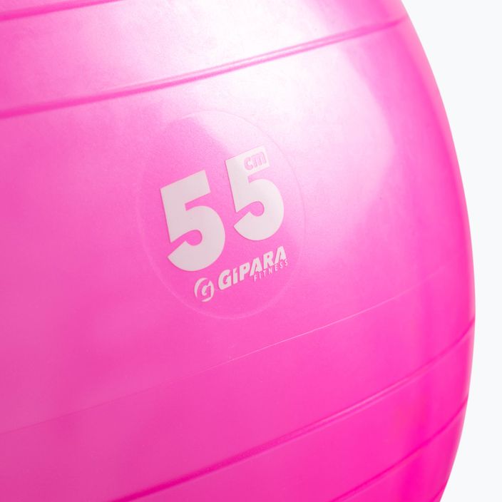 Фитнес топка Gipara 55 cm розова 3998 2