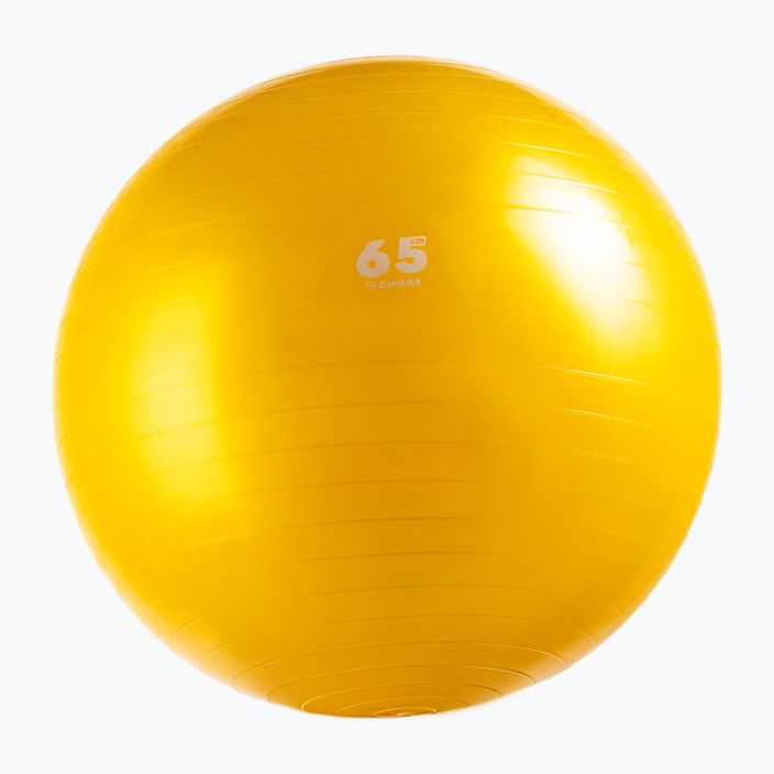 Фитнес топка Gipara 65 cm жълта 3999