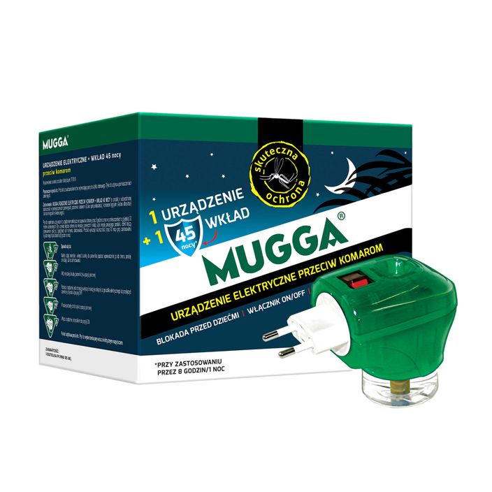Електроконтактен репелент срещу комари+ пълнеж за Mugga 45 нощи 2