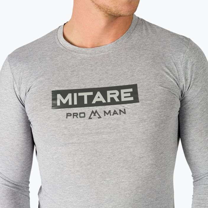 Мъжка тениска с дълъг ръкав MITARE PRO сива K094 6