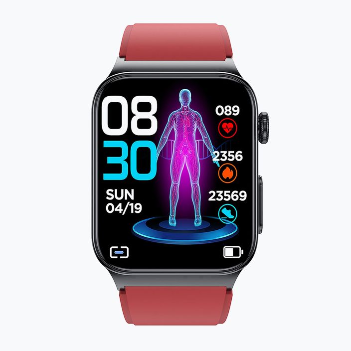 Watchmark Cardio One часовник червен 4