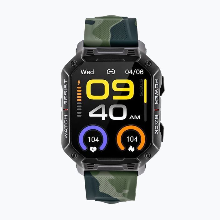 Watchmark Ултра зелен часовник от марокен 3
