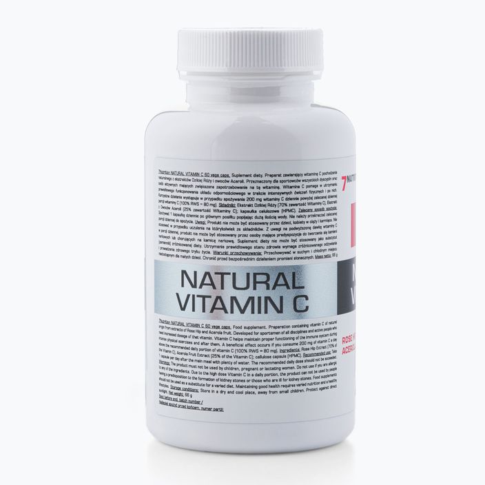 Витамин С 7Nutrition натурален витамин С 60 капсули NU7876606 2