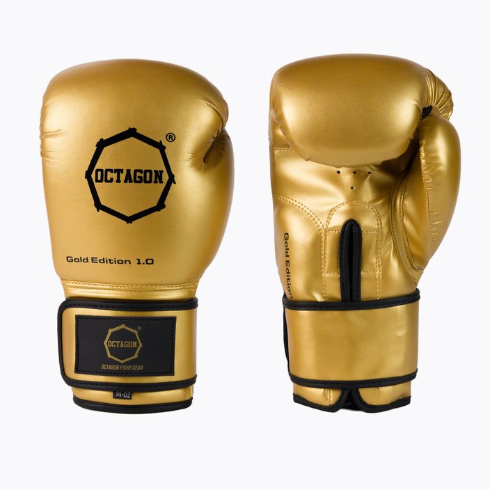 Октагон боксови ръкавици Gold Edition 1.0 Gold 3