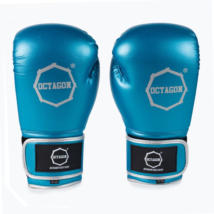 Октагон боксови ръкавици сини