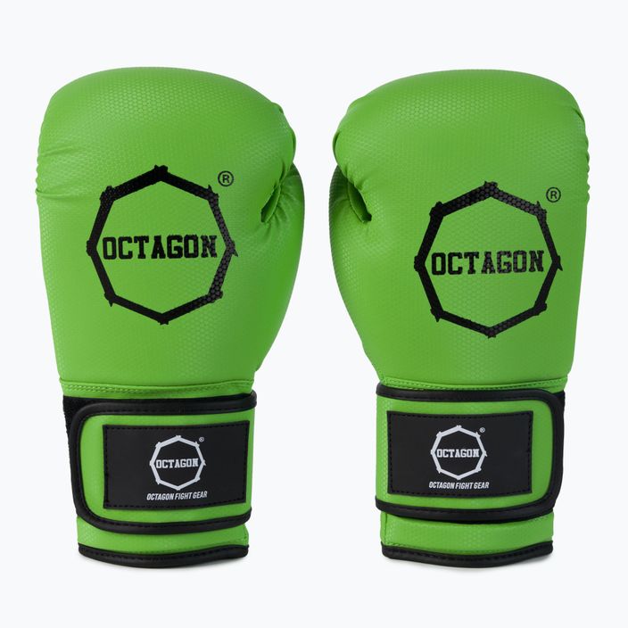 Боксови ръкавици Octagon Kevlar зелени