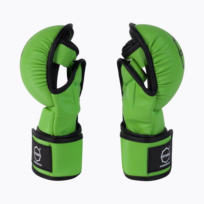 ММА граплинг ръкавици Octagon Kevlar зелени 4