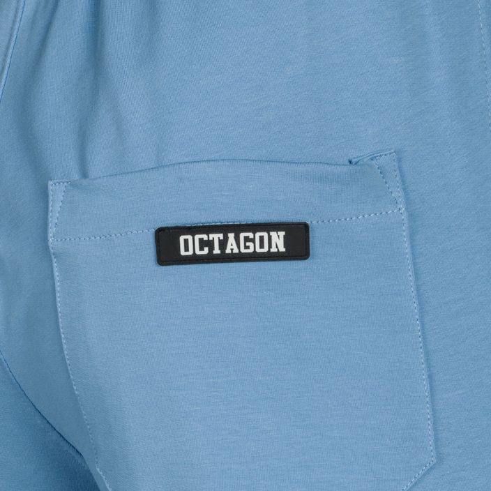Мъжки панталони Octagon Small Logo сини 4