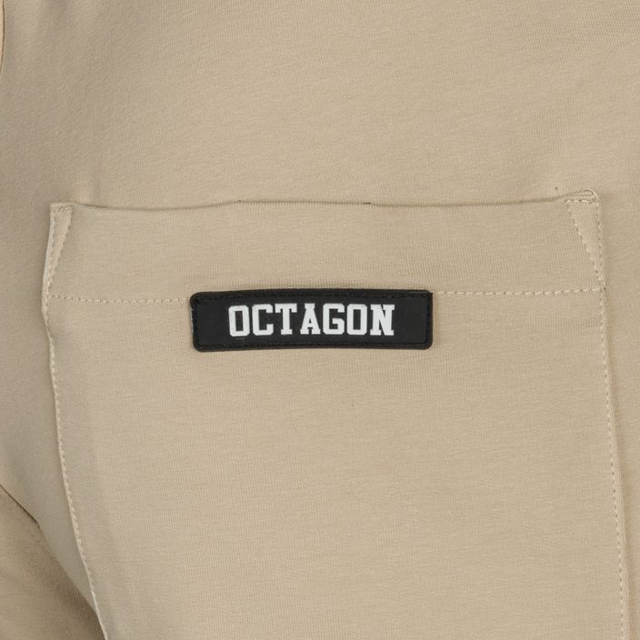 Мъжки панталони Octagon Light Small Logo beige 4