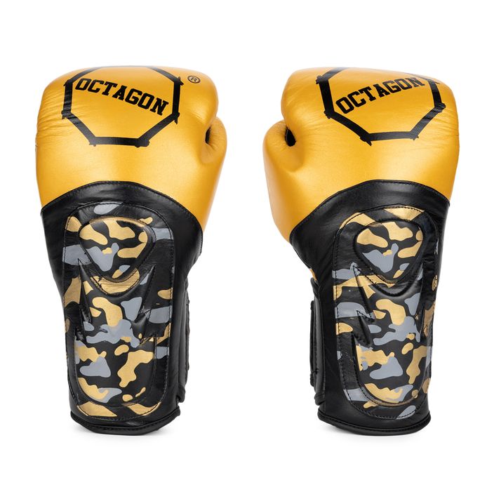 Златни боксови ръкавици Octagon Hero 2
