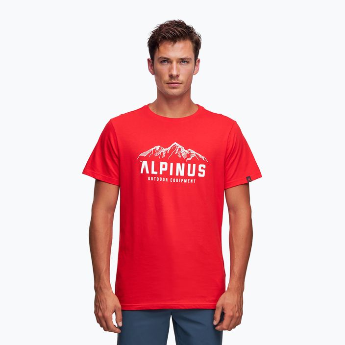 Alpinus Mountains мъжка тениска червена