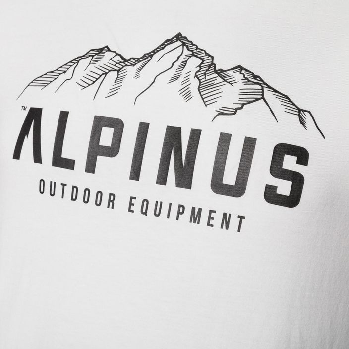 Alpinus Mountains мъжка тениска бяла 8