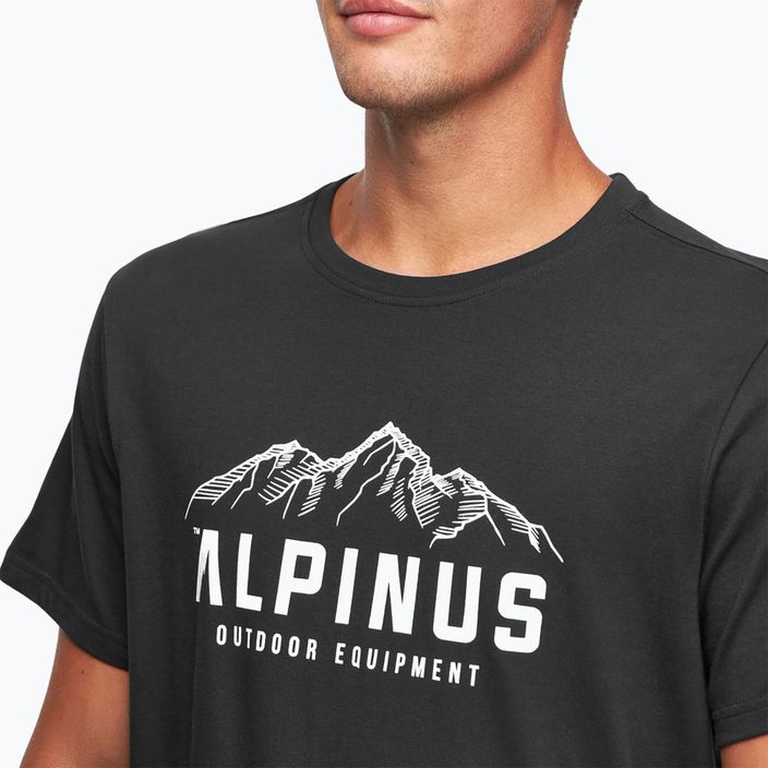 Alpinus Mountains мъжка тениска черна 4