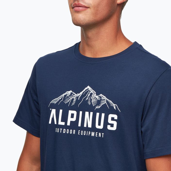 Alpinus Mountains мъжка тениска тъмносиня 4