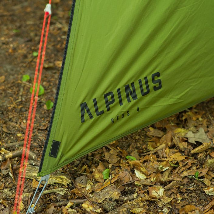 Alpinus Reus 4 туристическа палатка за 4 човека зелена 10