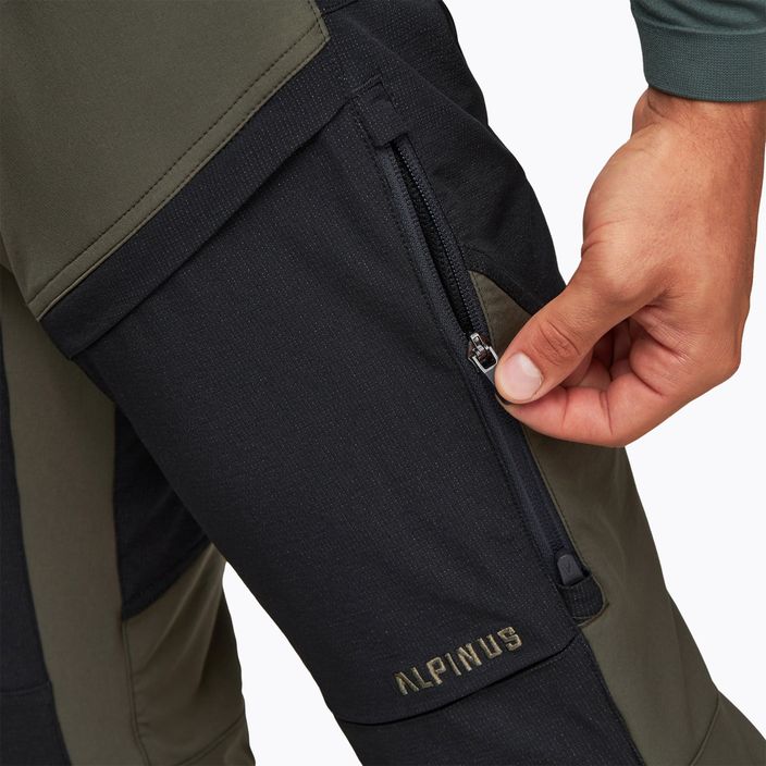 Alpinus Pular мъжки панталони за трекинг маслина/черно 5