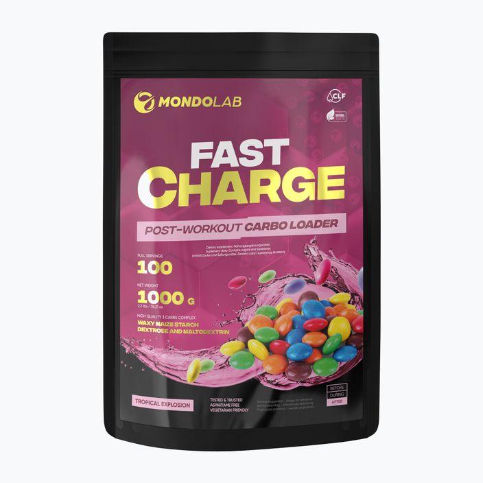 Carbo Fast Charge MONDOLAB въглехидрати 1kg мултивитамини MND010