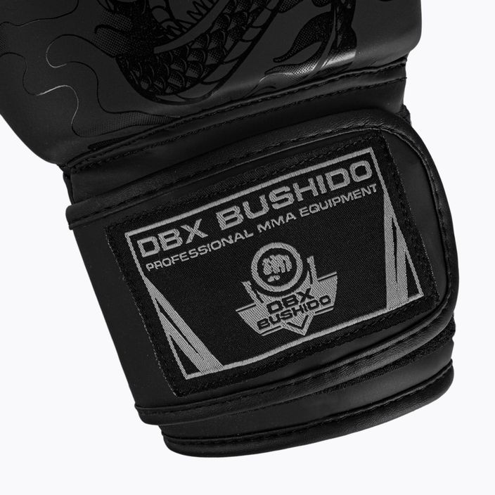 Боксови ръкавици Bushido Black Dragon черни B-2v18 5