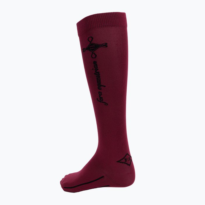 Дамски чорапи за езда Fera Basic maroon 5.10.ba. 2
