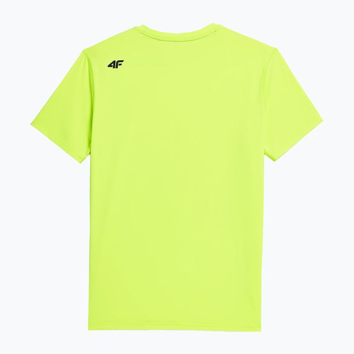 Мъжка тренировъчна тениска 4F зелена 4FSS23TFTSM259-45N 2
