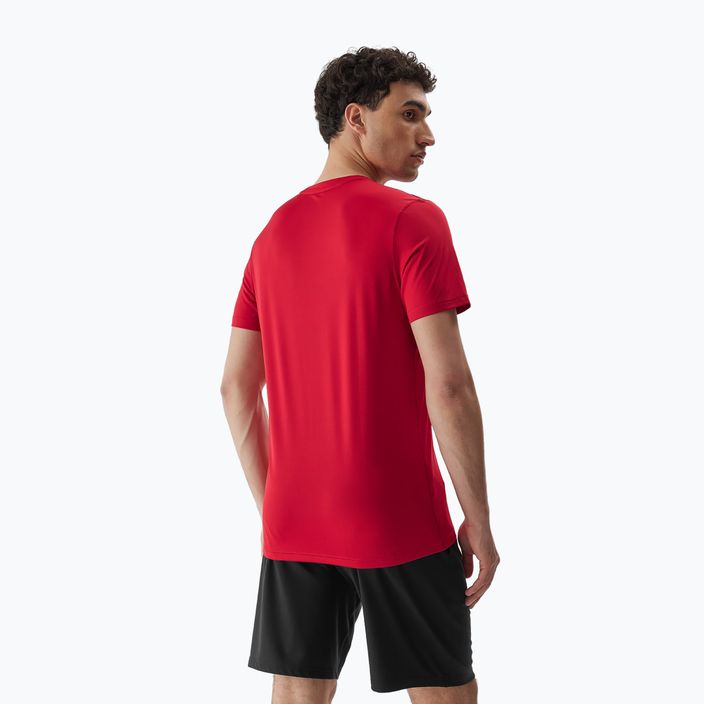 Мъжка тренировъчна тениска 4F M448 червена 4