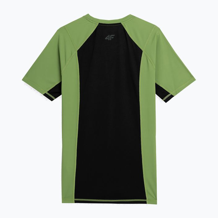 Мъжка тренировъчна тениска 4F M437 зелена 2